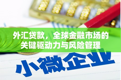 潜江外汇贷款，全球金融市场的关键驱动力与风险管理