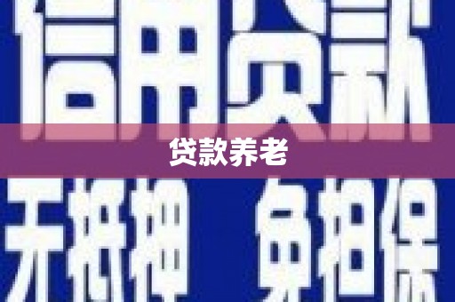 东西湖贷款养老