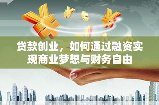 海陵贷款创业，如何通过融资实现商业梦想与财务自由