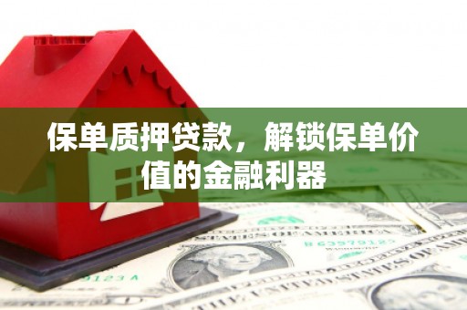 浑源保单质押贷款，解锁保单价值的金融利器