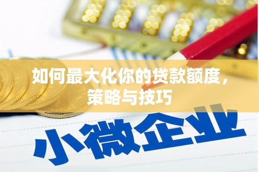 青州如何最大化你的贷款额度，策略与技巧
