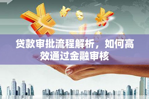 息县贷款审批流程解析，如何高效通过金融审核