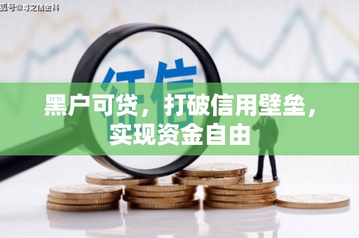 当阳黑户可贷，打破信用壁垒，实现资金自由