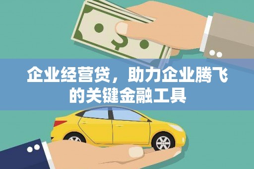敦煌企业经营贷，助力企业腾飞的关键金融工具