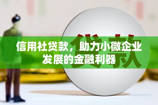 龙亭信用社贷款，助力小微企业发展的金融利器