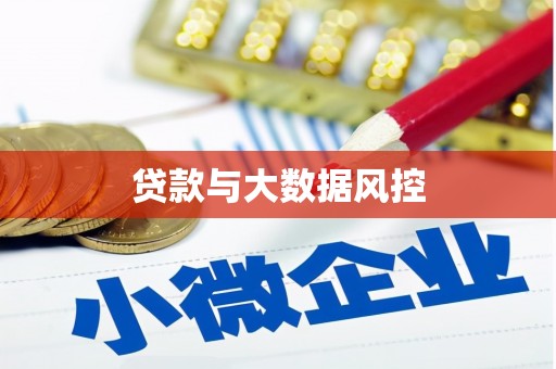 磐安贷款与大数据风控